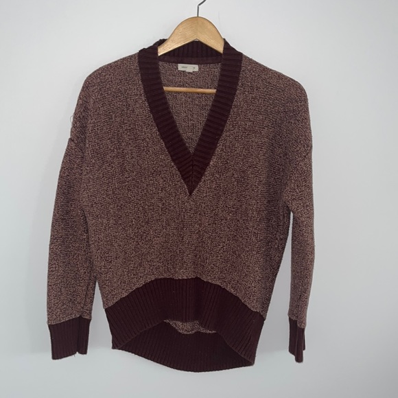 silence + noise Sweaters - Silence + noise  Vneck sweater maroon or wine color